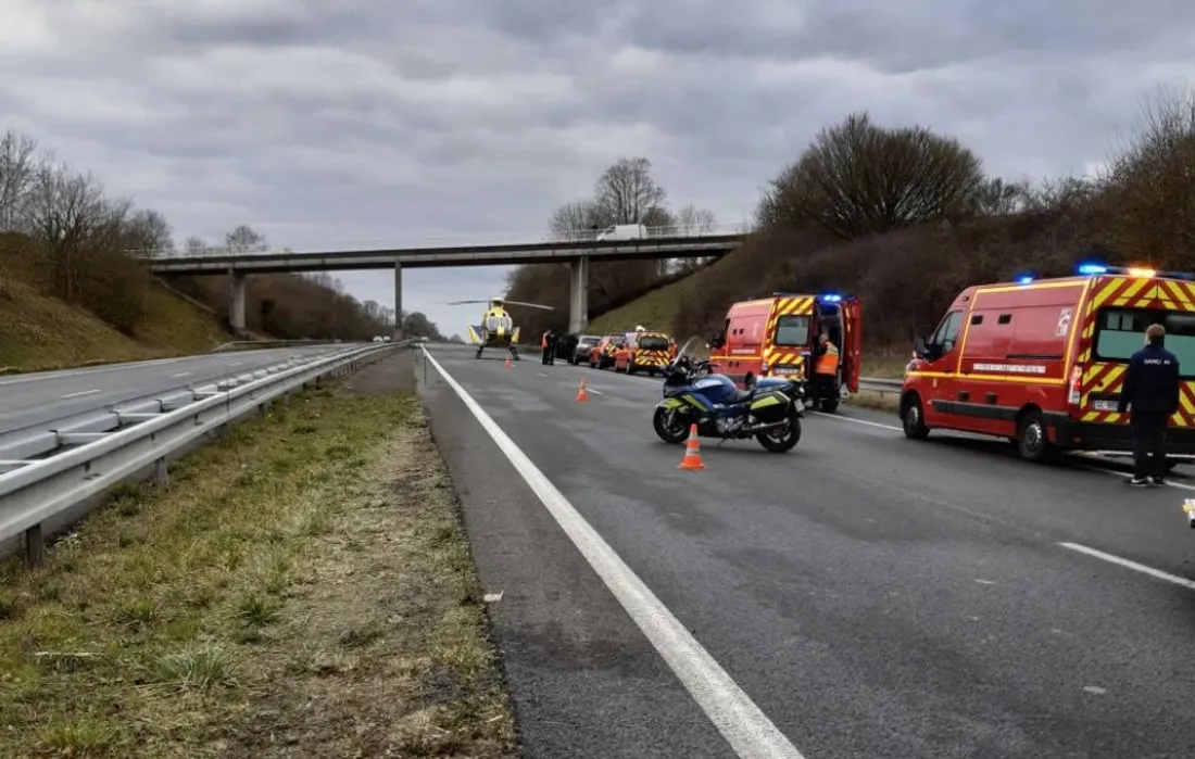 Accident sur l'A81 ce vendredi 21 janvier